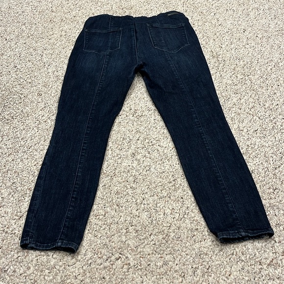 Anthropologie Pilcro and the Letterpress High Rise Denim Leggings Pull On Sz 32 - Picture 8 of 9